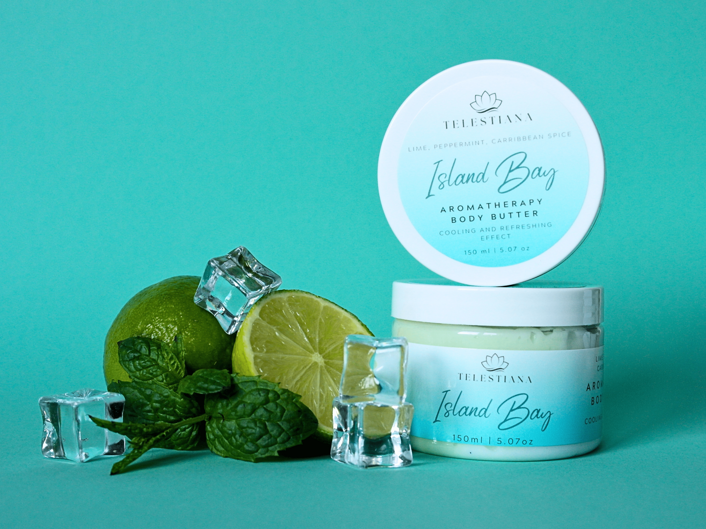 tropical refreshing aromatherapy whipped body butter